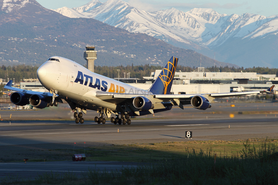 Atlas Air Boeing 747-47UF (N477MC) at  Anchorage - Ted Stevens International, United States