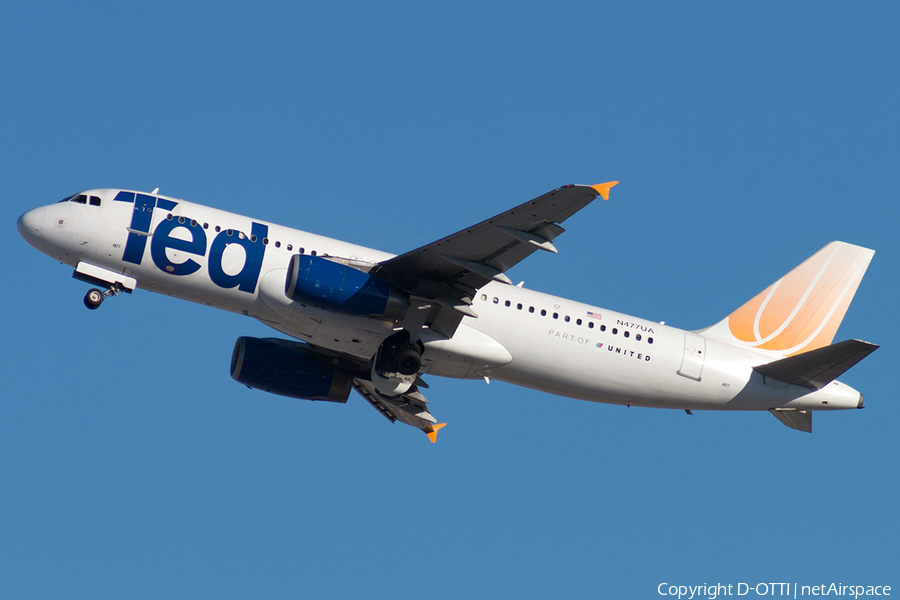 Ted Airbus A320-232 (N477UA) | Photo 179834