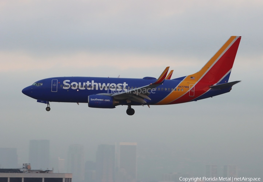 Southwest Airlines Boeing 737-7H4 (N477WN) | Photo 612968