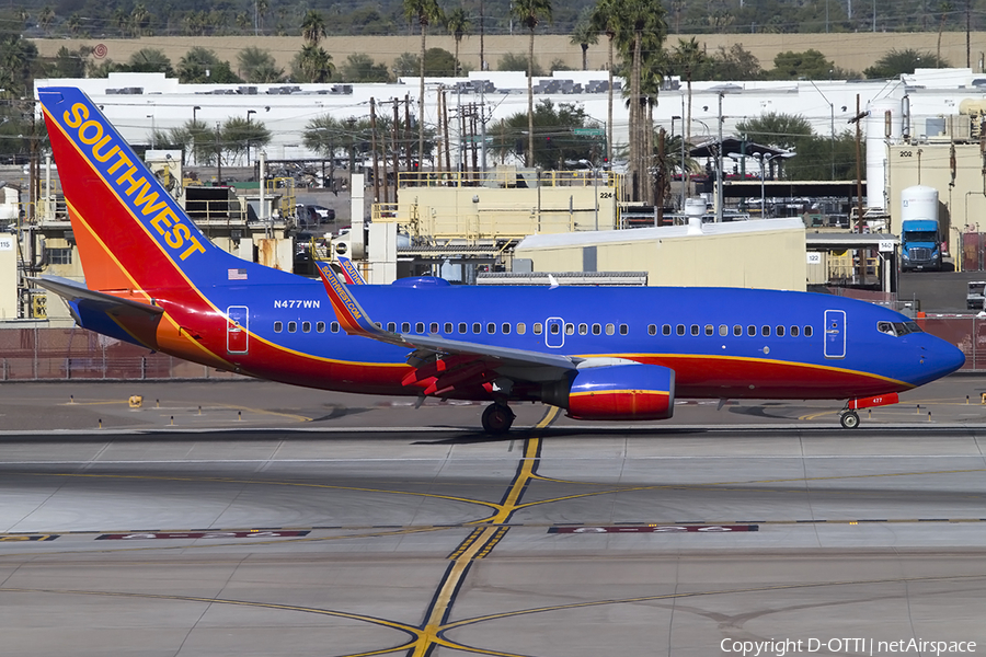 Southwest Airlines Boeing 737-7H4 (N477WN) | Photo 462429