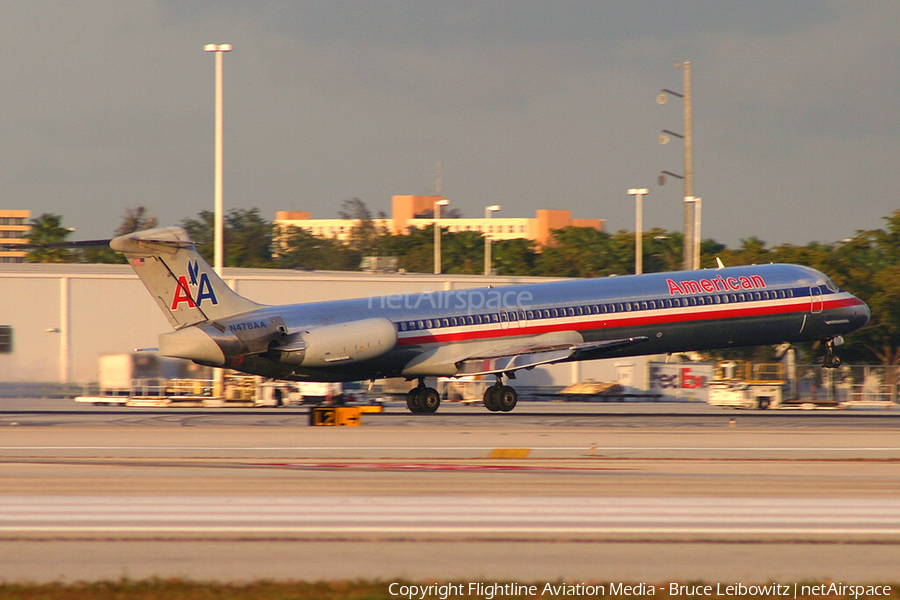 American Airlines McDonnell Douglas MD-82 (N478AA) | Photo 128049