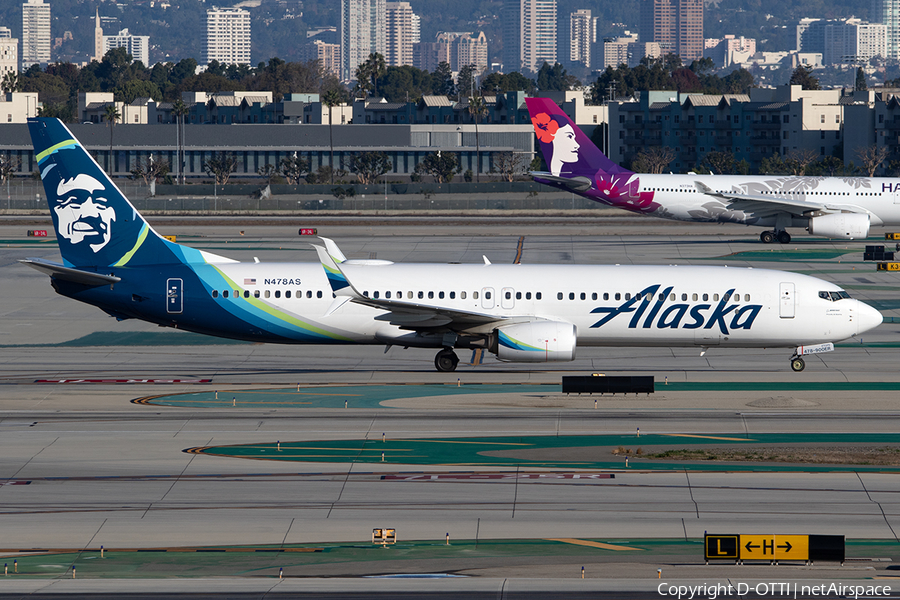 Alaska Airlines Boeing 737-990(ER) (N478AS) | Photo 539433