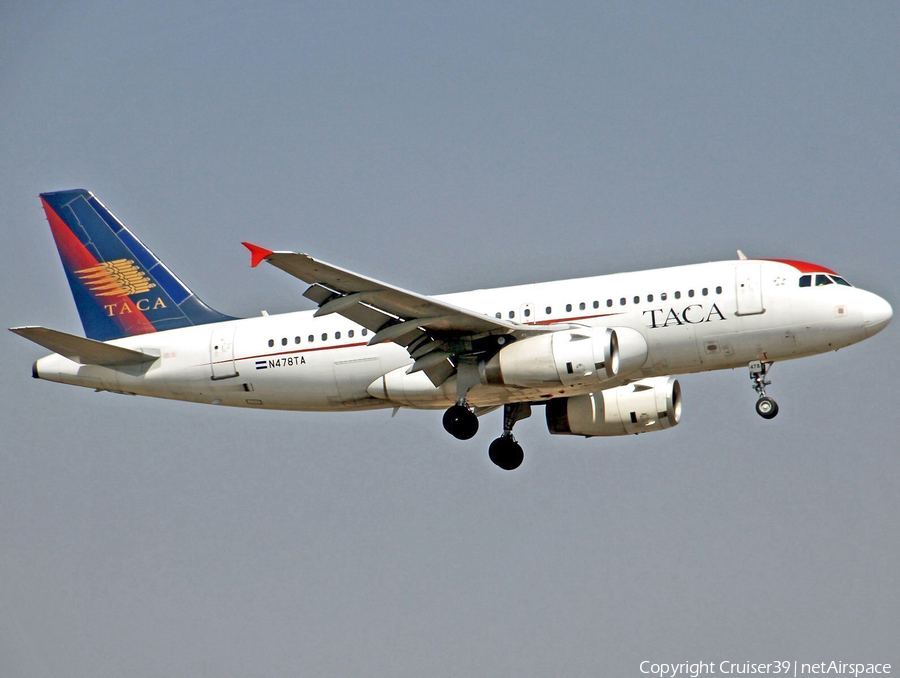 TACA International Airlines Airbus A319-132 (N478TA) | Photo 259137