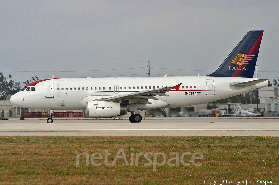 TACA International Airlines Airbus A319-132 (N478TA) | Photo 170220