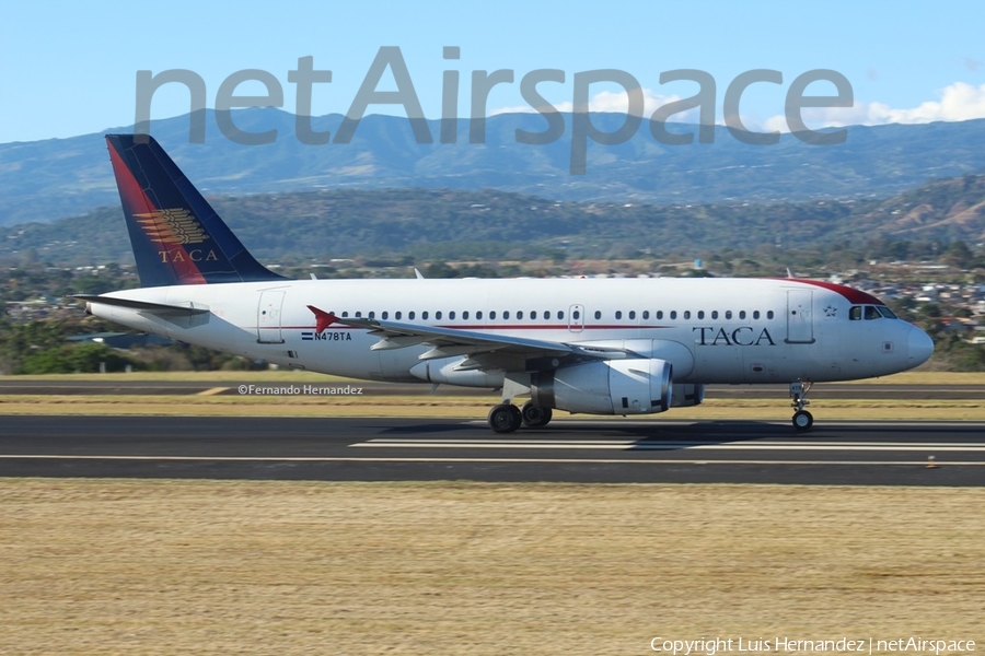 TACA International Airlines Airbus A319-132 (N478TA) | Photo 240902