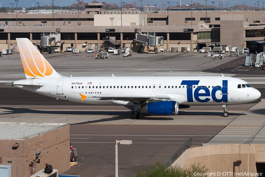 Ted Airbus A320-232 (N478UA) | Photo 187999