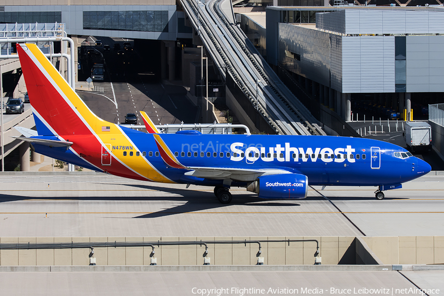 Southwest Airlines Boeing 737-7H4 (N478WN) | Photo 564338