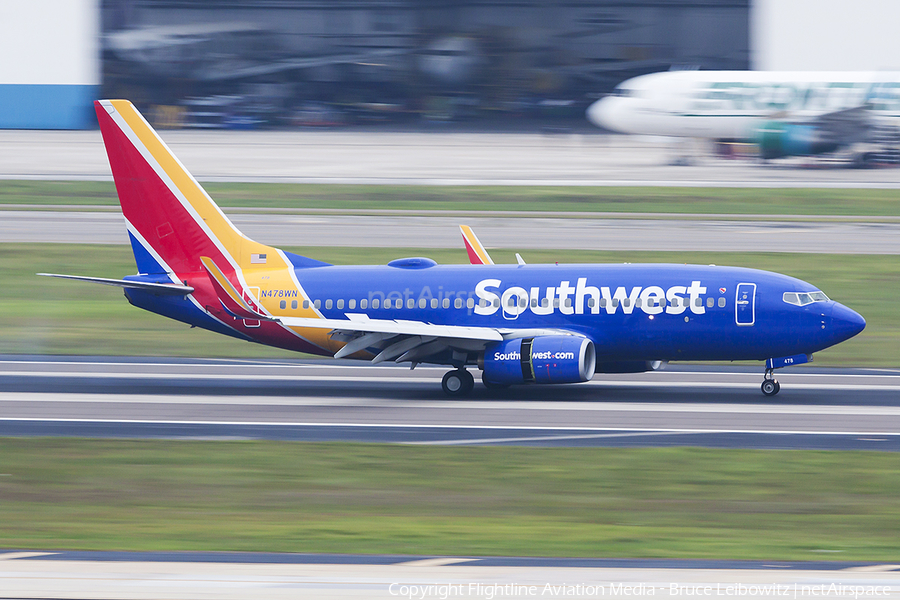 Southwest Airlines Boeing 737-7H4 (N478WN) | Photo 449107