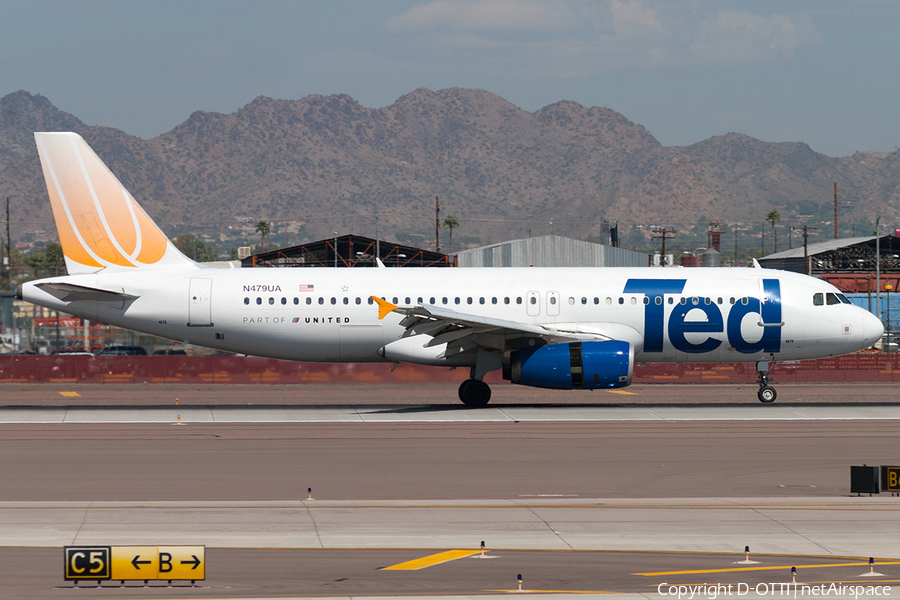 Ted Airbus A320-232 (N479UA) | Photo 188347