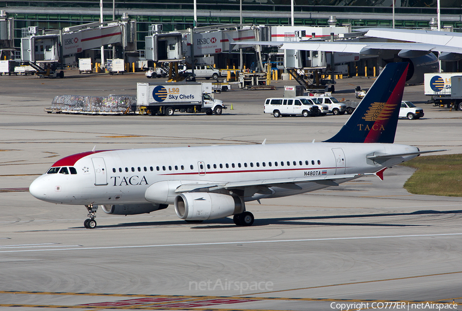 TACA International Airlines Airbus A319-132 (N480TA) | Photo 13941