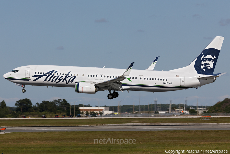 Alaska Airlines Boeing 737-990(ER) (N481AS) | Photo 317053