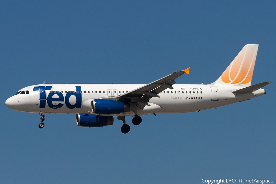 Ted Airbus A320-232 (N481UA) | Photo 183258
