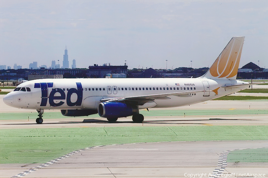 Ted Airbus A320-232 (N481UA) | Photo 383182