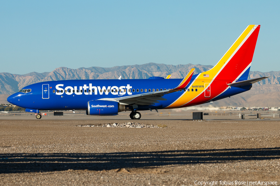 Southwest Airlines Boeing 737-7H4 (N481WN) | Photo 331854