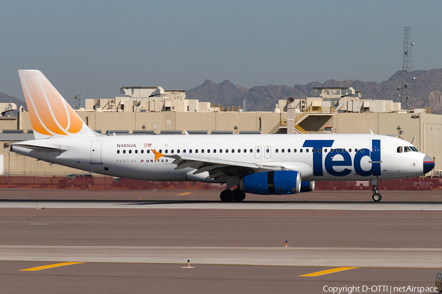 Ted Airbus A320-232 (N485UA) | Photo 189121