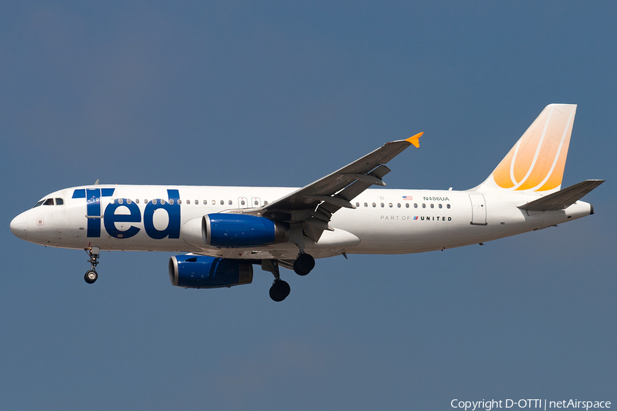 Ted Airbus A320-232 (N486UA) | Photo 181716