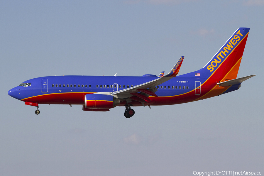 Southwest Airlines Boeing 737-7H4 (N488WN) | Photo 341149