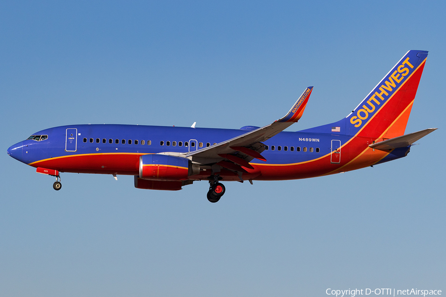 Southwest Airlines Boeing 737-7H4 (N489WN) | Photo 141841