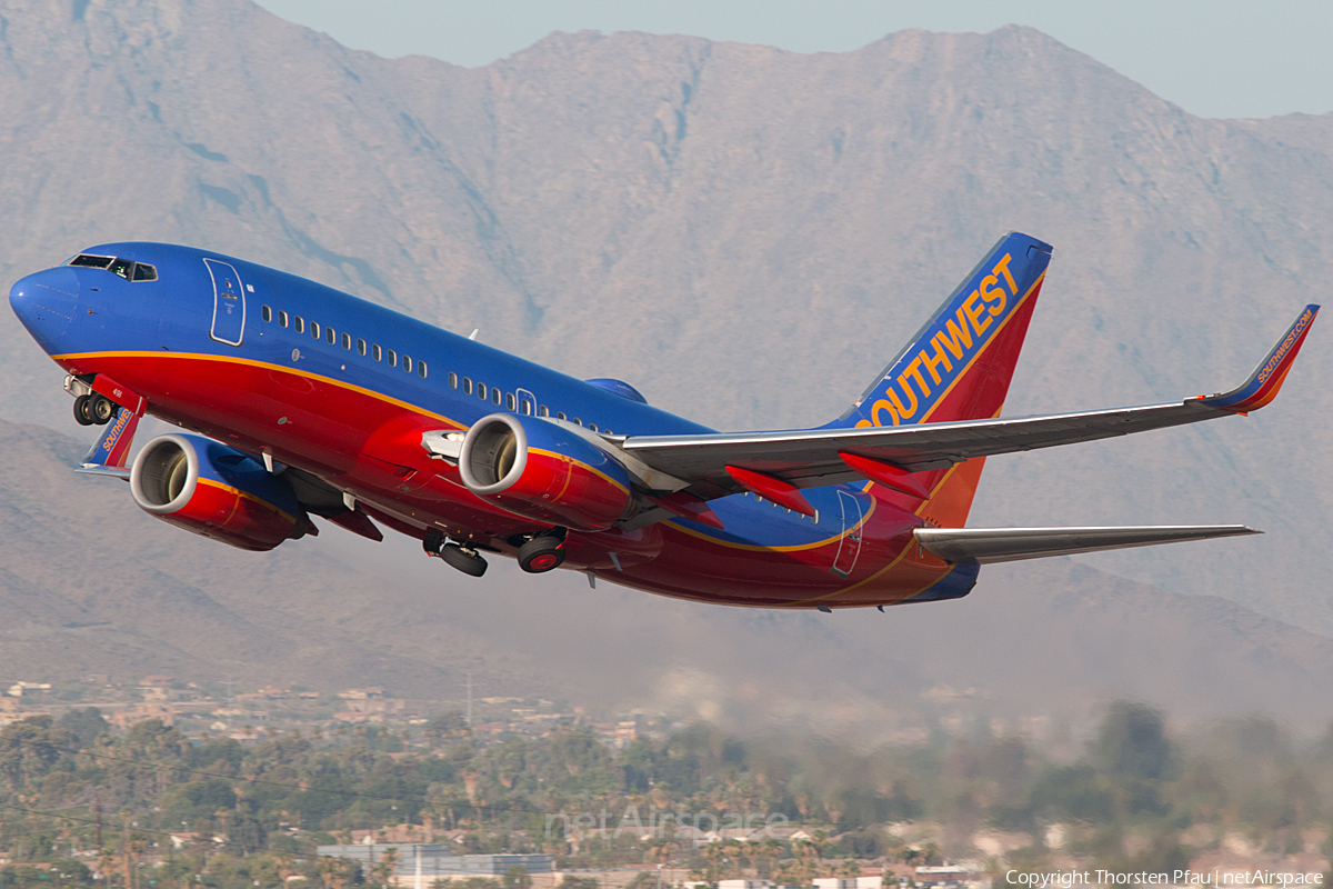 Southwest Airlines Boeing 737-7H4 (N491Wn) | Photo 61436 • Netairspace