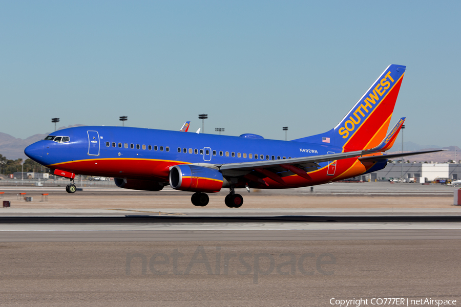 Southwest Airlines Boeing 737-7H4 (N492WN) | Photo 38803