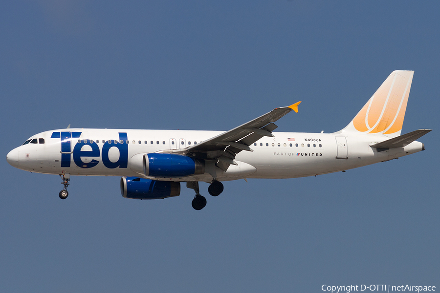 Ted Airbus A320-232 (N493UA) | Photo 181706