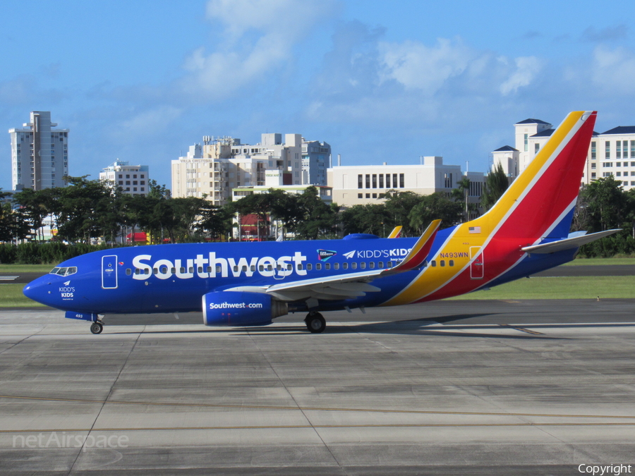 Southwest Airlines Boeing 737-7H4 (N493WN) | Photo 287291