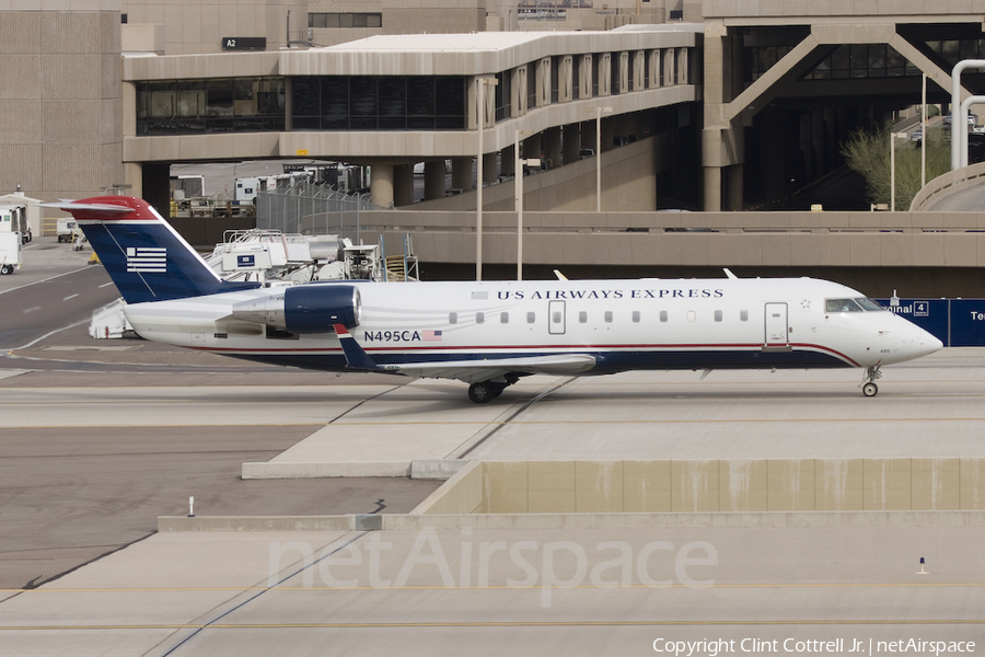US Airways Express (SkyWest Airlines) Bombardier CRJ-200ER (N495CA) | Photo 45143
