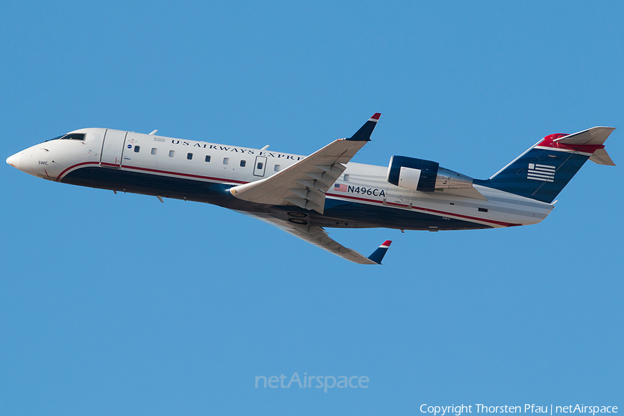 US Airways Express (SkyWest Airlines) Bombardier CRJ-200ER (N496CA) | Photo 88892