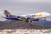 Atlas Air Boeing 747-47UF (N496MC) at  Gran Canaria, Spain