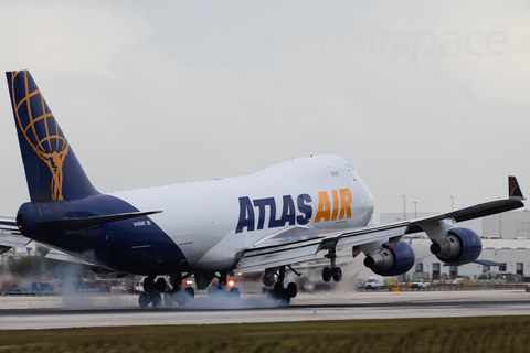 Atlas Air Boeing 747-47UF (N496MC) at  Miami - International, United States