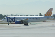 Ted Airbus A320-232 (N496UA) at  Ontario - International, United States