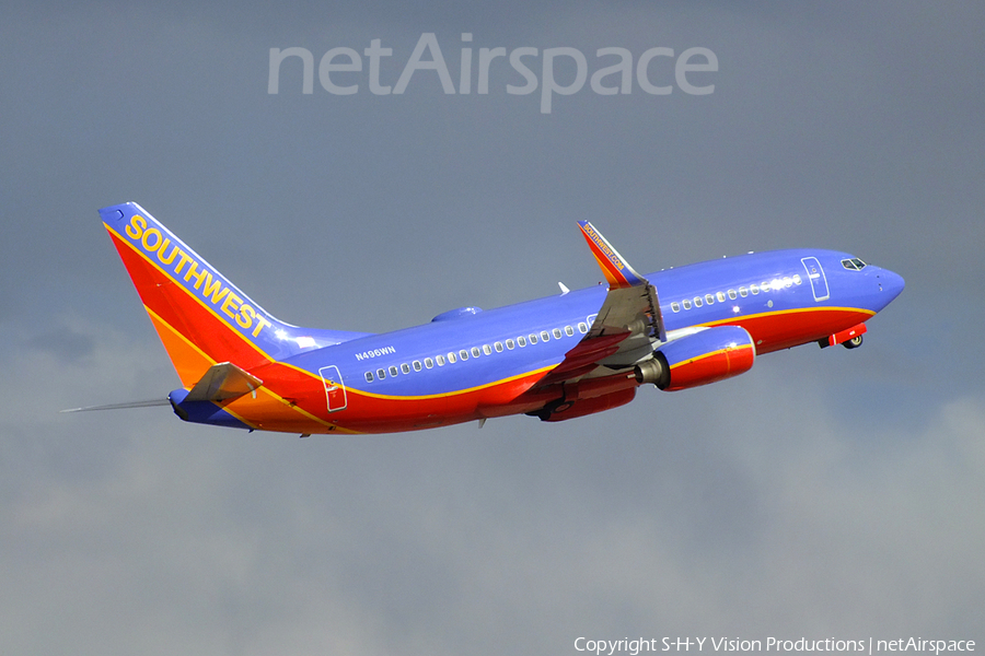 Southwest Airlines Boeing 737-7H4 (N496WN) | Photo 49008