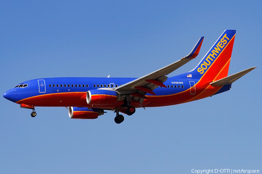 Southwest Airlines Boeing 737-7H4 (N496WN) | Photo 182341
