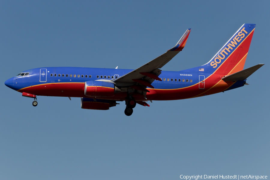 Southwest Airlines Boeing 737-7H4 (N496WN) | Photo 446090