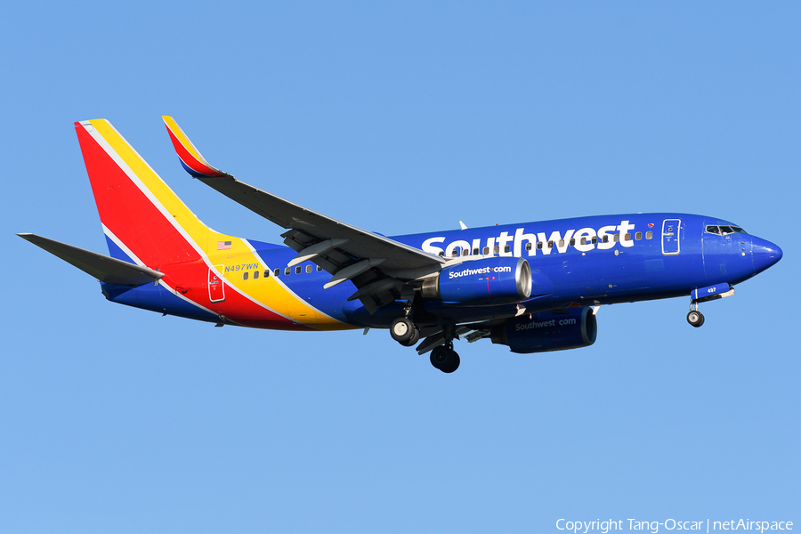 Southwest Airlines Boeing 737-7H4 (N497WN) | Photo 518909