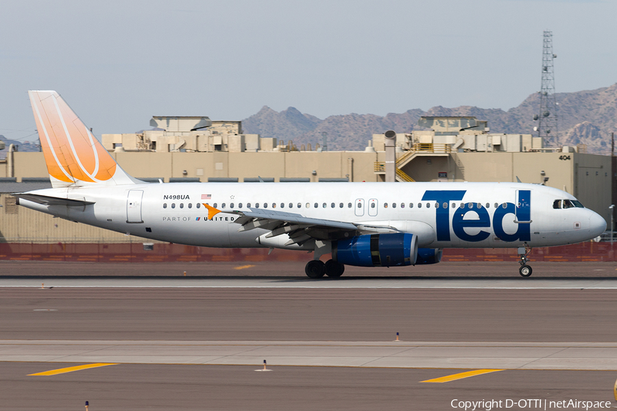 Ted Airbus A320-232 (N498UA) | Photo 187970