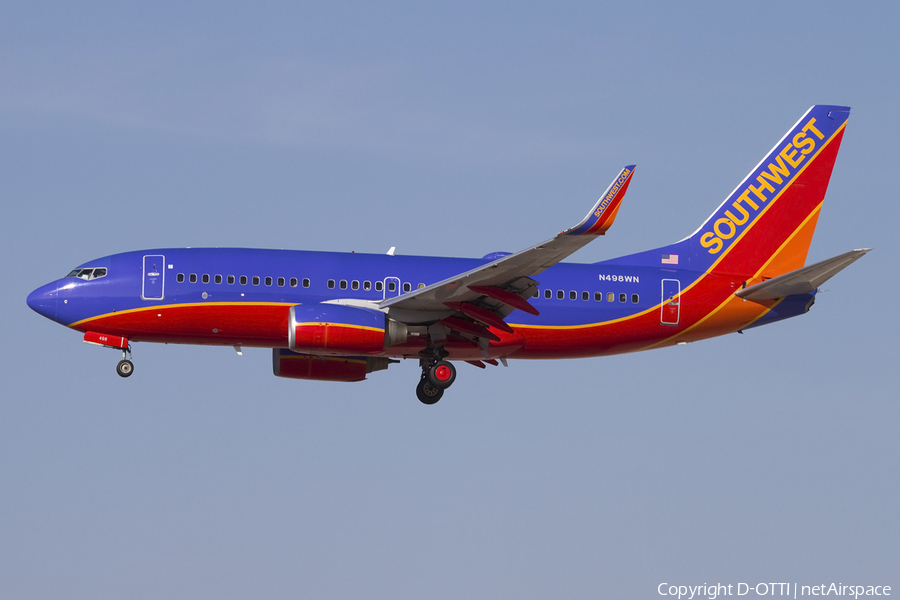 Southwest Airlines Boeing 737-7H4 (N498WN) | Photo 425010