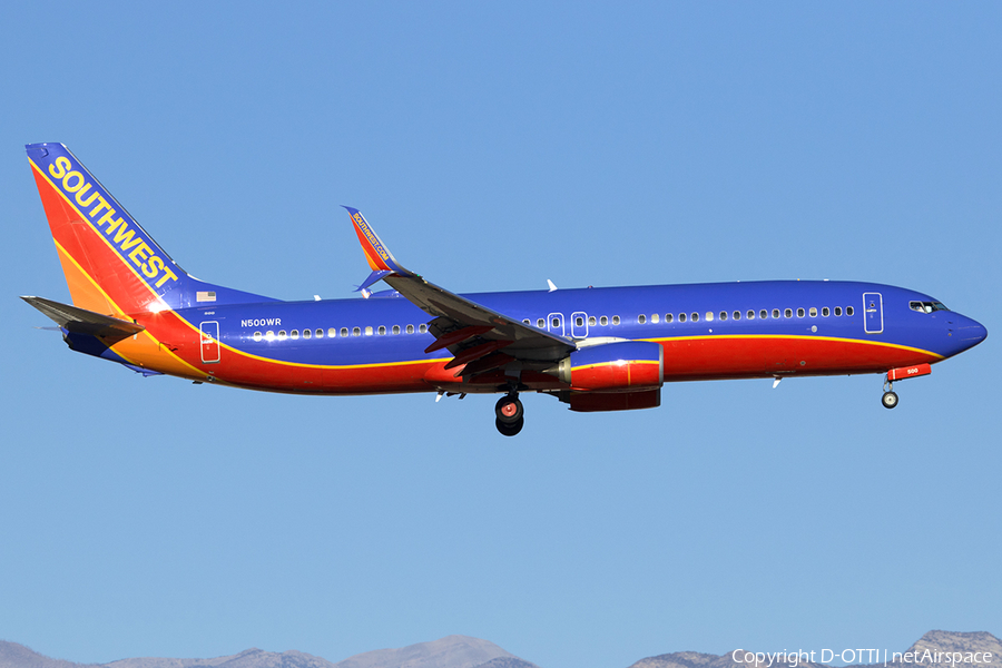 Southwest Airlines Boeing 737-8H4 (N500WR) | Photo 199970