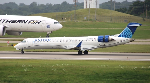 United Express (GoJet Airlines) Bombardier CRJ-550 (N502GJ) at  Covington - Northern Kentucky International (Greater Cincinnati), United States