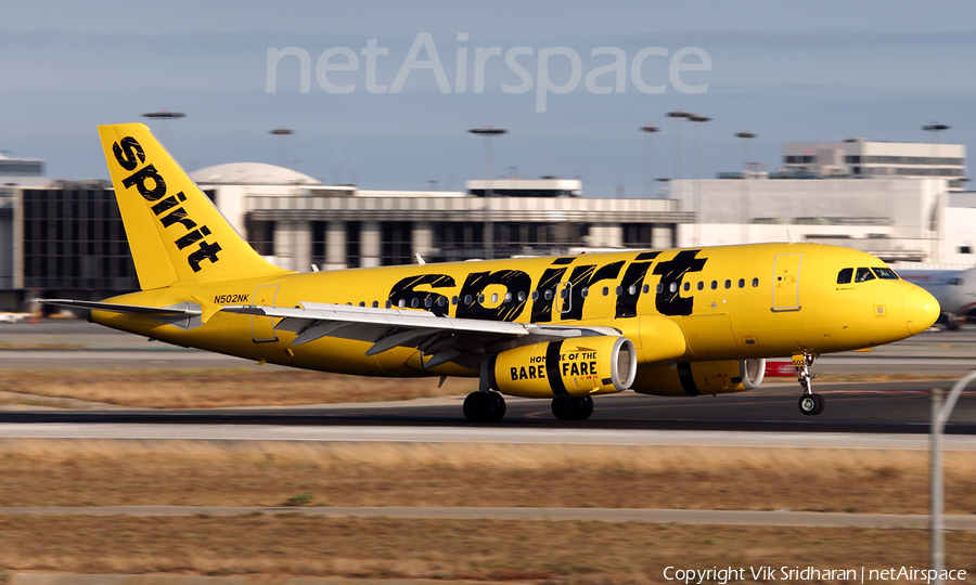 Spirit Airlines Airbus A319-132 (N502NK) | Photo 112421