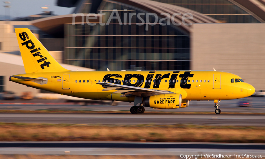 Spirit Airlines Airbus A319-132 (N502NK) | Photo 116917