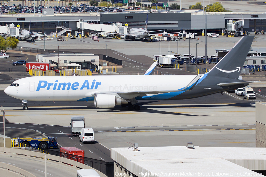 Amazon Prime Air (Air Transport International) Boeing 767-338(ER)(BDSF) (N503AZ) | Photo 521951