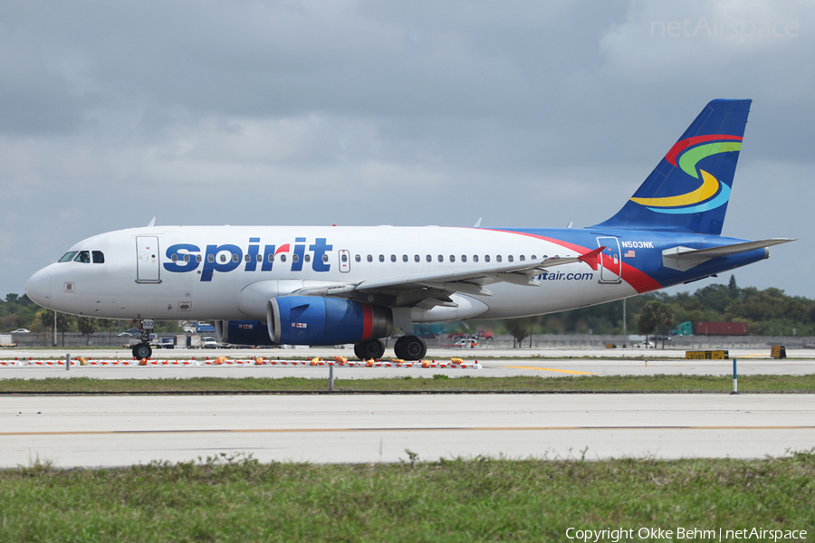Spirit Airlines Airbus A319-132 (N503NK) | Photo 53941