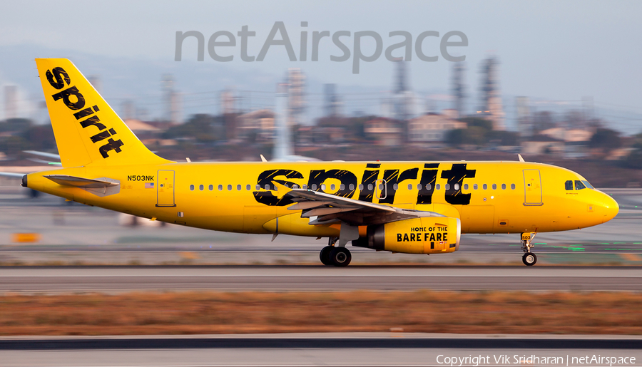 Spirit Airlines Airbus A319-132 (N503NK) | Photo 118759