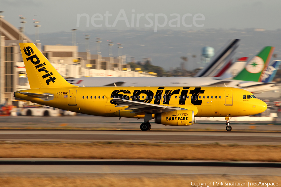 Spirit Airlines Airbus A319-132 (N503NK) | Photo 77776