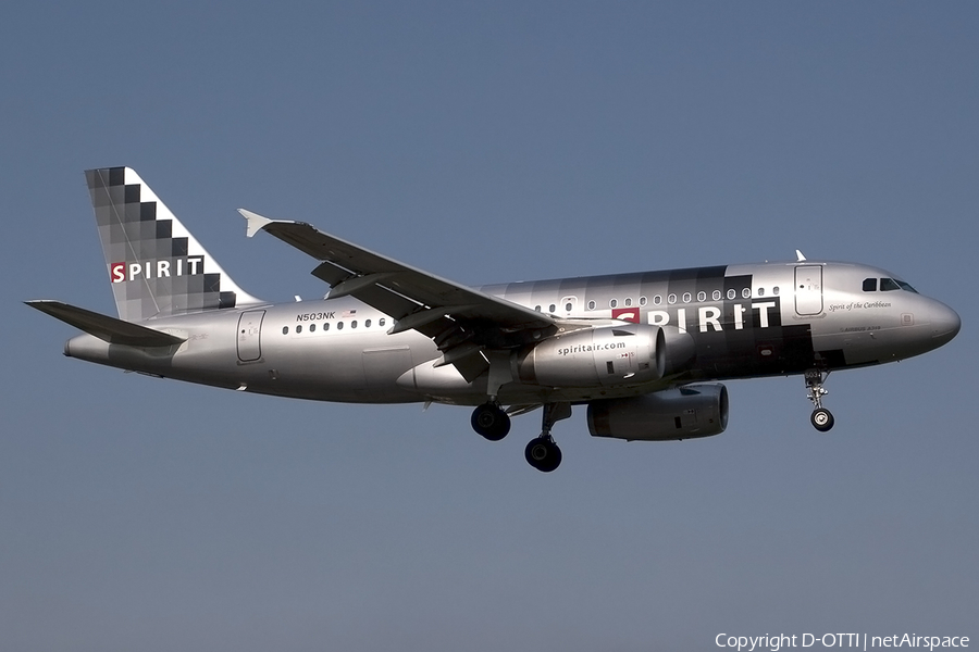 Spirit Airlines Airbus A319-132 (N503NK) | Photo 175493