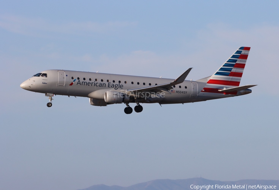 American Eagle (SkyWest Airlines) Embraer ERJ-175LR (ERJ-170-200LR) (N504SY) | Photo 613067
