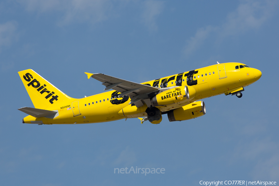 Spirit Airlines Airbus A319-132 (N506NK) | Photo 104604