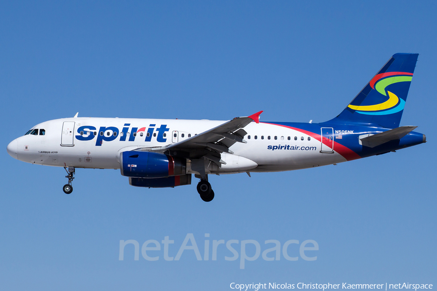 Spirit Airlines Airbus A319-132 (N506NK) | Photo 127320