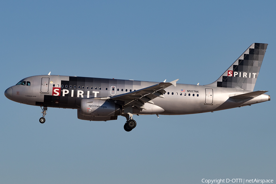 Spirit Airlines Airbus A319-132 (N507NK) | Photo 135849